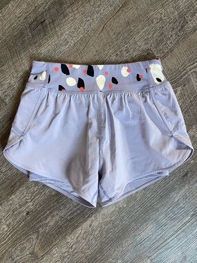 Hanna Andersson lined athletic shorts lavender